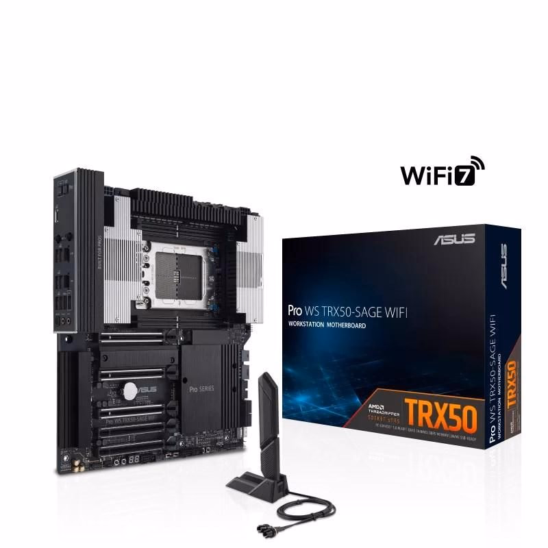 ASUS MB Sc sTR5 Pre WS TRX50-SAGE WIFI, AMD TRX50, 4xDDR5, WiFi, CEB