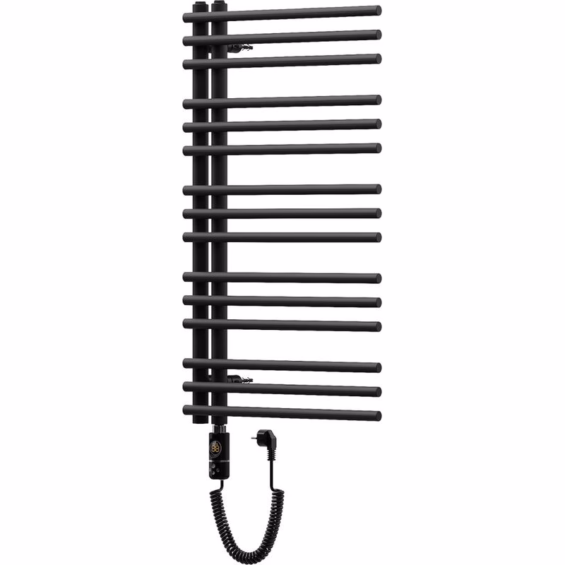 MEXEN/S - Neptún radiátor + vykurovacia tyč 900 x 500 mm, 600 W, čierna W101-0900-500-2600-70