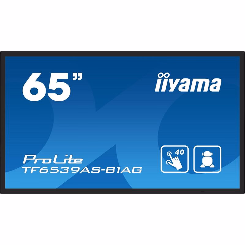 65" iiyama TF6539AS-B1AG: IPS, 4K, Android