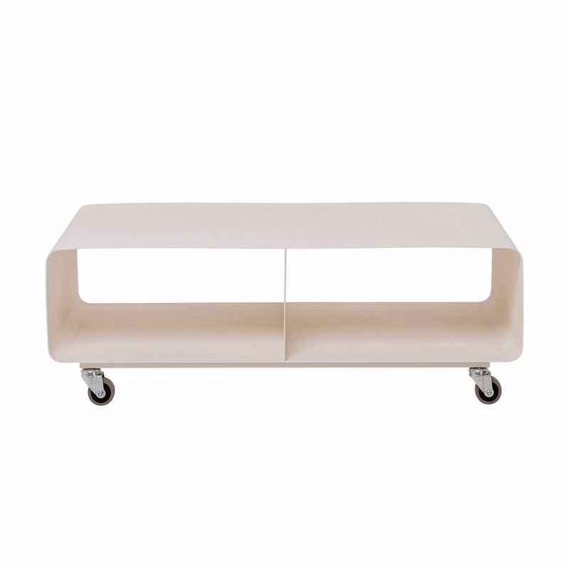Lounge M konferenčný / servírovací stolík 90x30 cm krémový