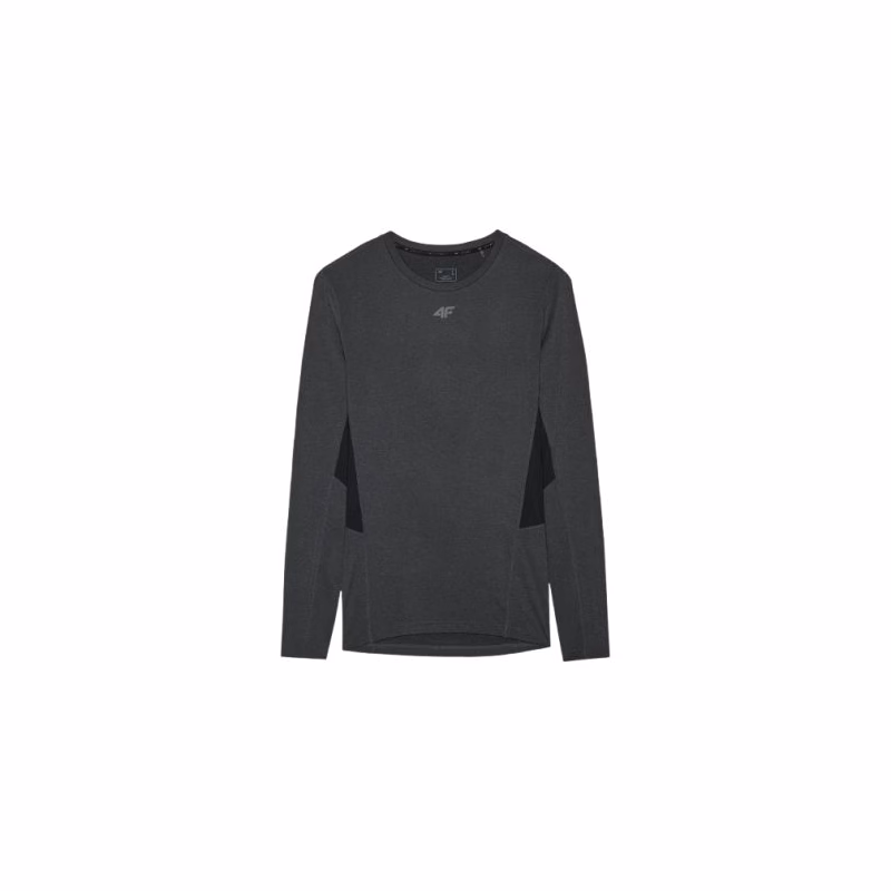 Dámske tréningové tričko s dlhým rukávom 4F LONGSLEEVE FNK-WAW24TFLOF276-20S-DEEP BLACK