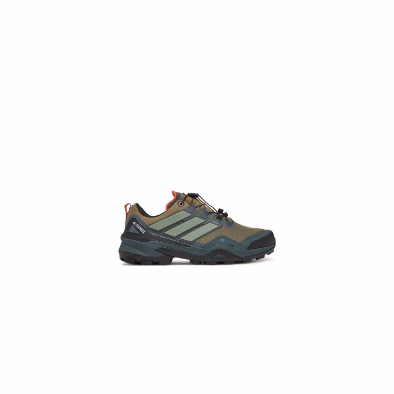 Pánska nízka turistická obuv ADIDAS Terrex Skychaser GTX M olive strata silver green core black
