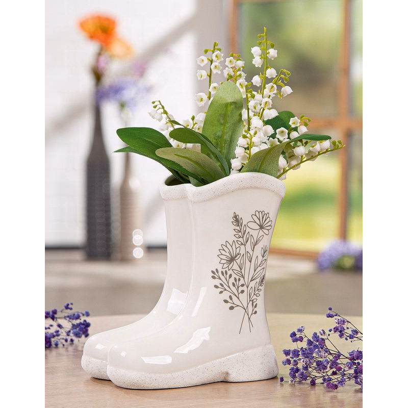 Váza s kvetinovým motívom Blumenstrauß, 19 cm