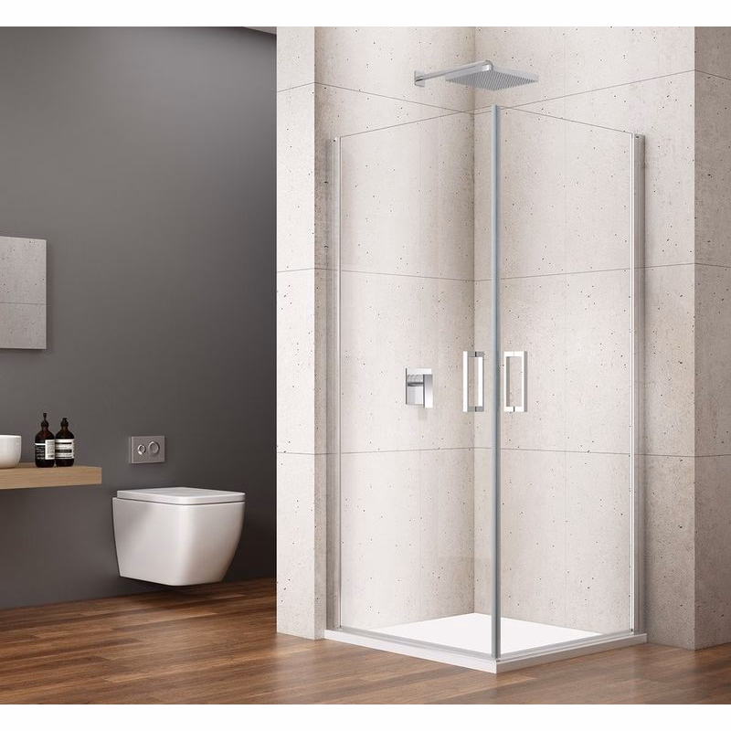 GELCO - LORO štvorcová sprchová zástena 900x900 rohový vstup GN4990-01