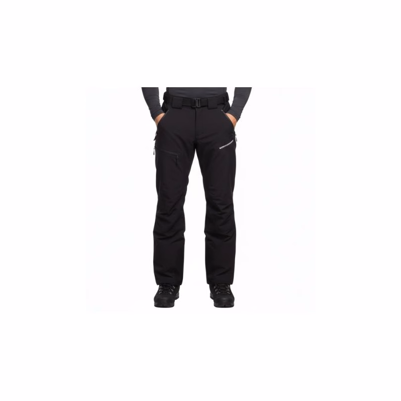 Pánske turistické softshellové nohavice NORTHFINDER GUSTAVE-269black