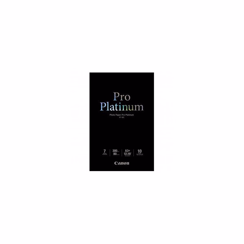 Canon Photo Paper Pro Platinum, PT-101 A3+, foto papier, lesklý, 2768B018, biely, A3+, 13x19", 300 g/m2, 10 ks, atramentový