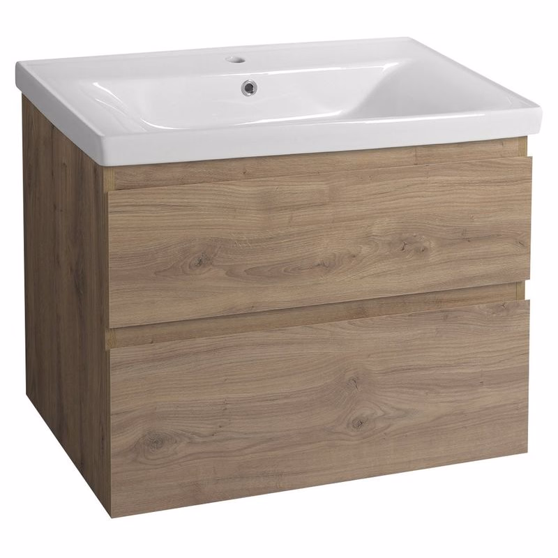 AQUALINE - ALTAIR umývadlová skrinka 77,5x60x45cm, dub emporio AI380