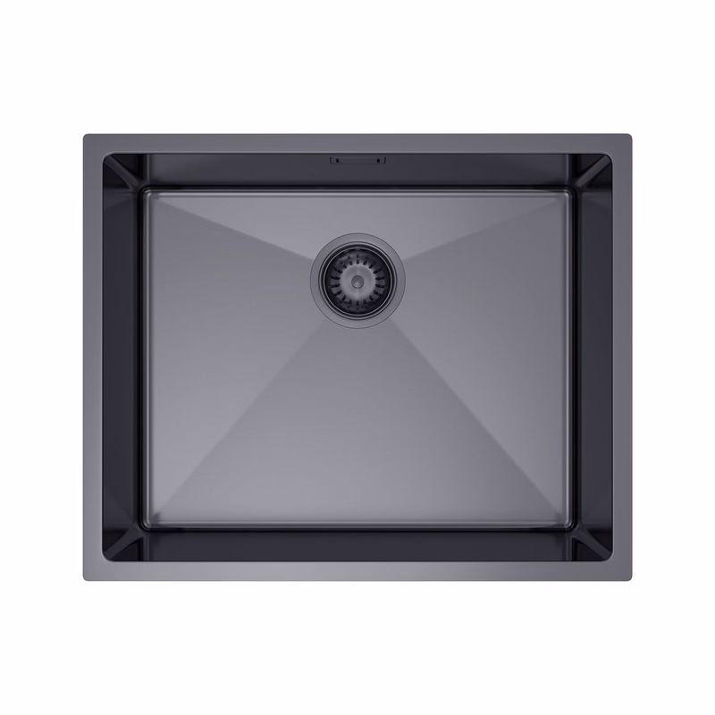 VELAZO Jednokomorový oceľový drez 54 x 44 cm PVD grafit, Velazo VELAZ5444B