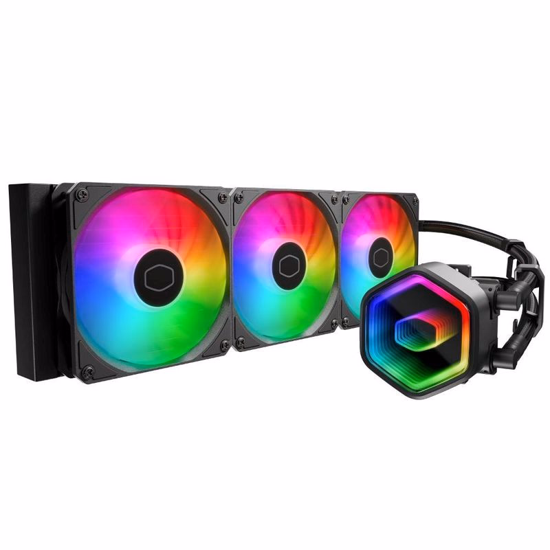 Cooler Master vodný chladič MasterLiquid 360 Core II, 3x120mm, LGA1851, AM5, čierna