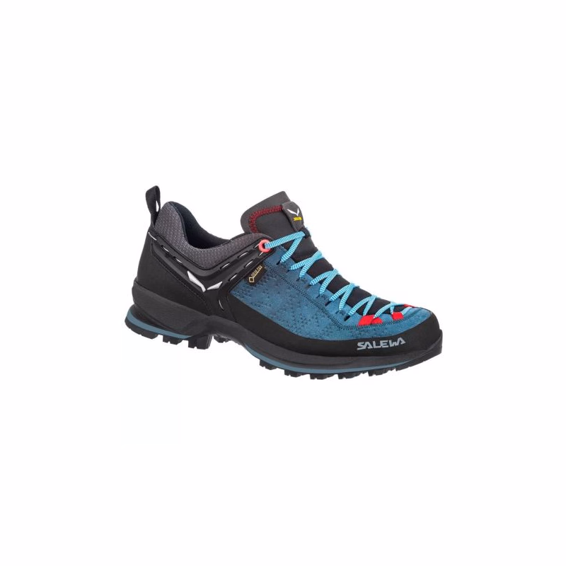 Dámska nízka turistická obuv SALEWA Mountain Trainer 2 GTX W dark denim fluo coral