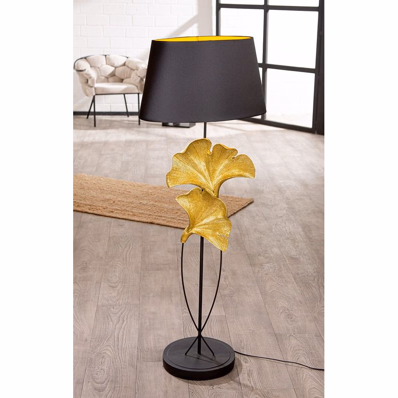 Stojacia lampa "Ginkgo" zlatá