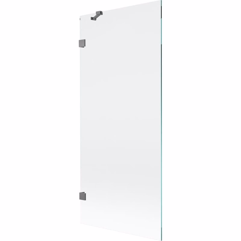 MEXEN/S - Lunar vaňová zástena FIX 80 x 150, transparent, grafit metal 897-080-000-95-00