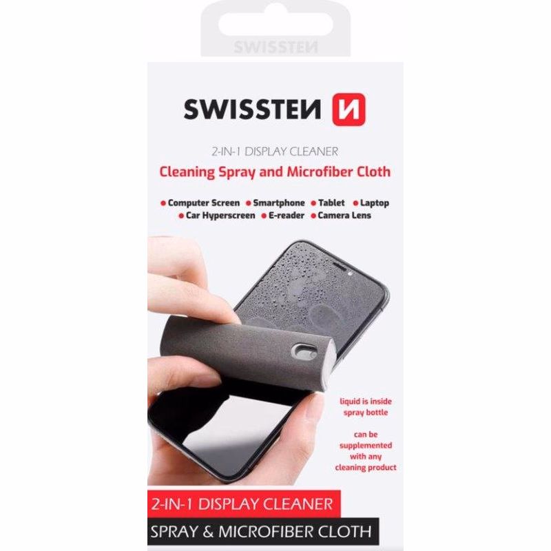 SWISSTEN ČISTIČ DISPLEJOV 2v1