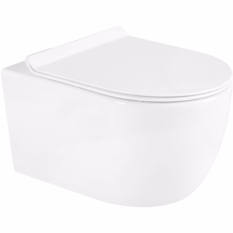 MEXEN/S - Carmen Závesná WC misa vrátane sedátka s slow-slim, duroplast, biela 30880100