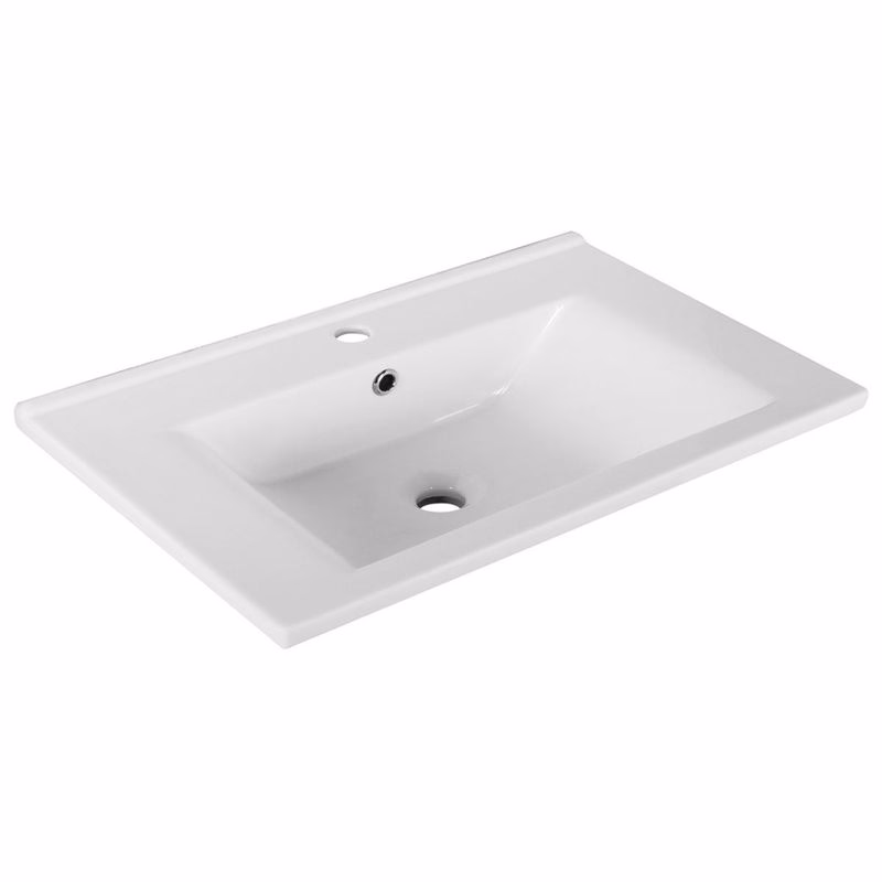 AQUALINE - ZUNO 65 keramické umývadlo nábytkové 65x45cm, biela 9065
