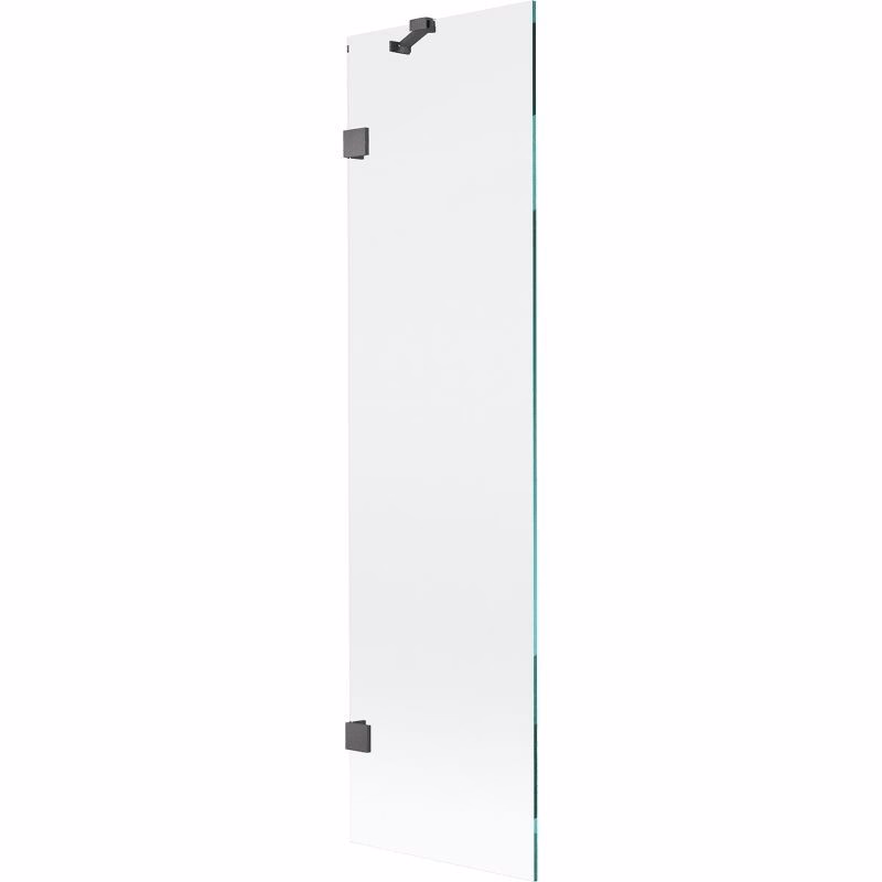 MEXEN/S - Lunar vaňová zástena FIX 50 x 150, transparent, grafit kartáčovaná 897-050-000-66-00