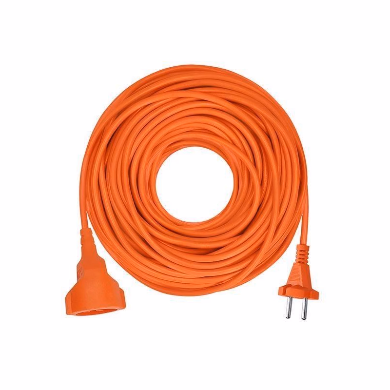 Solight 1z pohyblivý prívod - spojka, 30m, 2 x 1, 5mm2, oranžová