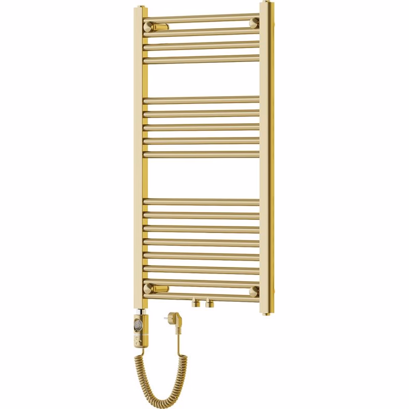 MEXEN/S - Mars radiátor + vykurovacia tyč 900 x 500 mm, 300 W, zlatá W110-0900-500-2300-50