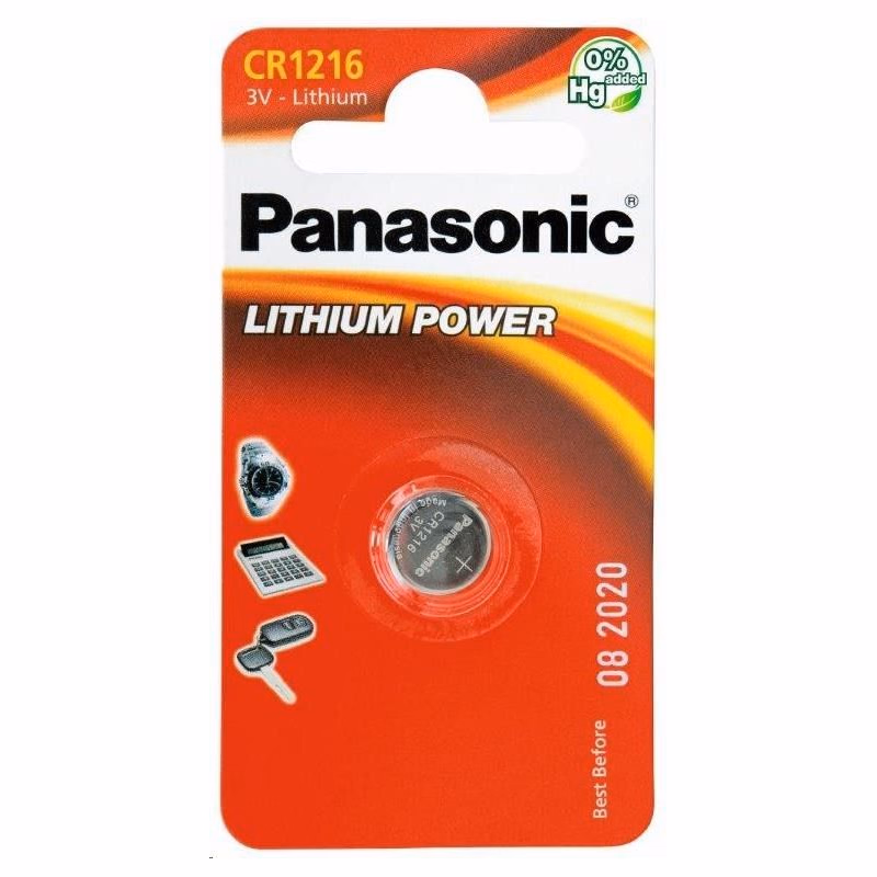 PANASONIC Lítiová batéria (gombíková) CR-1216EL/1B 3V (Blister 1ks)