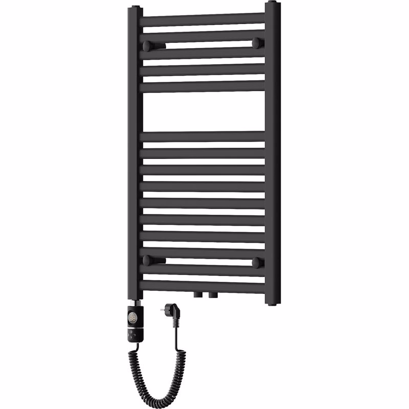 MEXEN/S - Hades radiátor + vykurovacia tyč 800 x 500 mm, 600 W, čierna W104-0800-500-2600-70