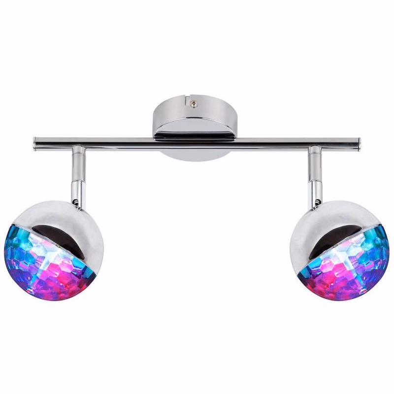 Stropná lampa RGB LED 2x3W  Candellux