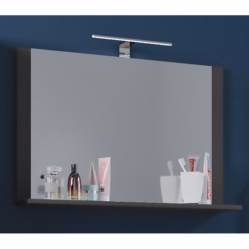 Zrkadlo VCM "VCB 10" Maxi 80 cm antracit