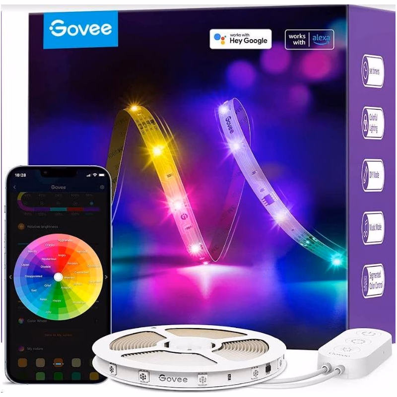 Govee WiFi RGBIC PRE Smart LED pásik 10m