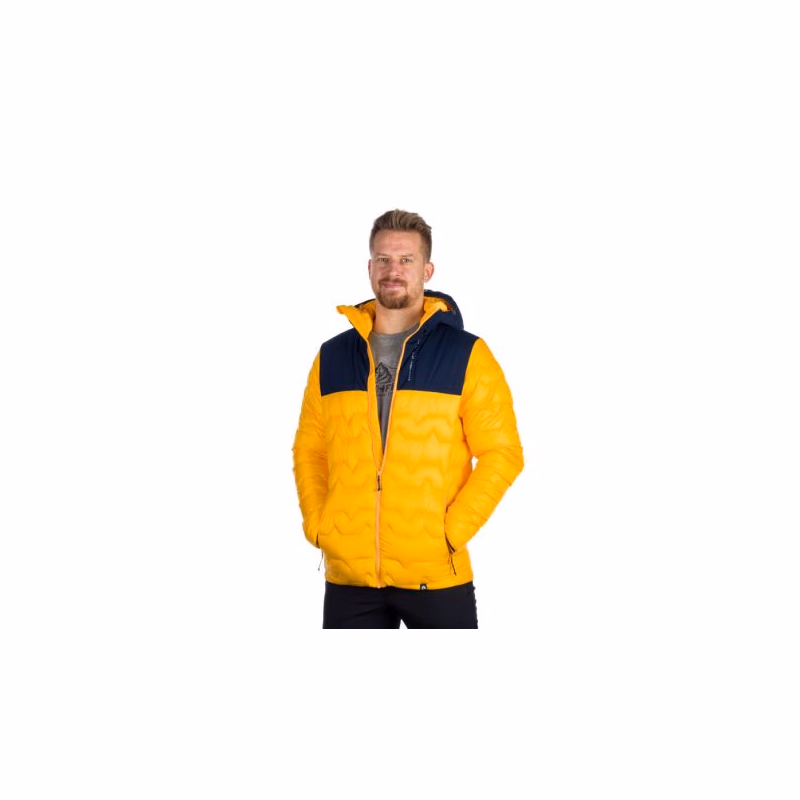 Pánska turistická bunda NORTHFINDER WOODROW-225-yellowblue