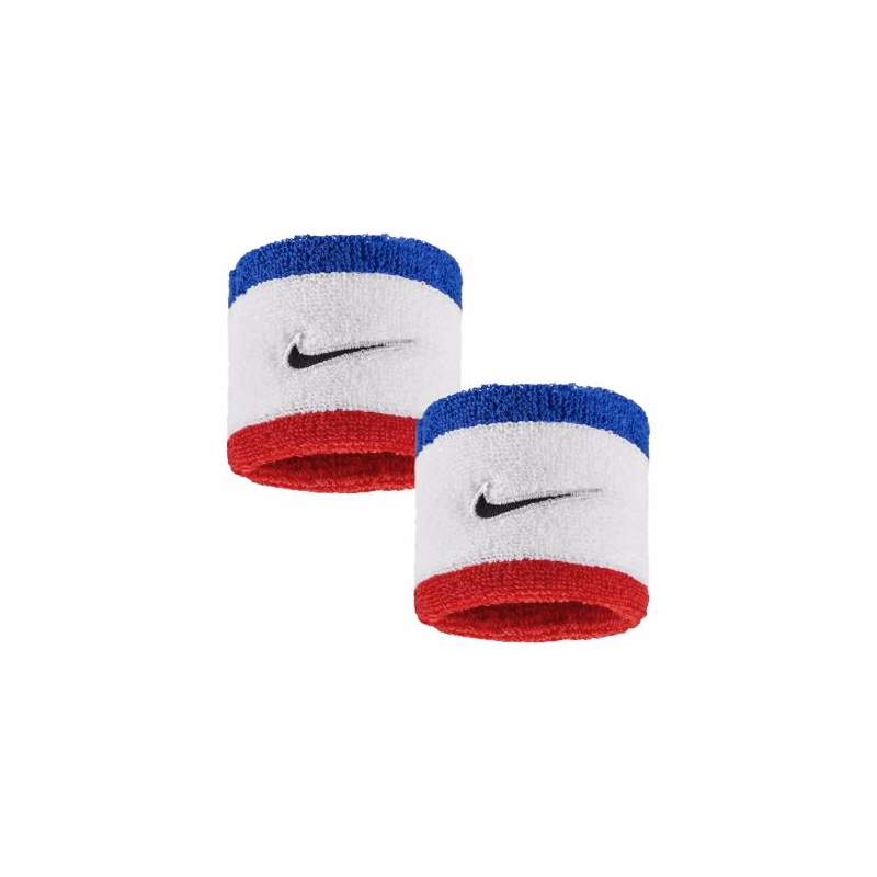 Potítka NIKE SWOOSH CLASSIC WRISTBANDS 2PK GAME ROYAL UNIVERSITY RED BLACK