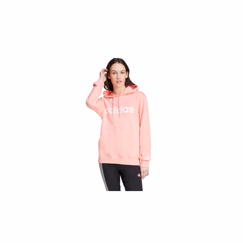 Dámska mikina s kapucňou ADIDAS W LIN FT HD-IY9186-Pink