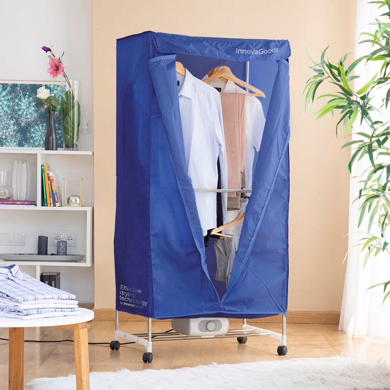 Prenosná elektrická sušička s 2 výškami Dupledry Blue 1200 W