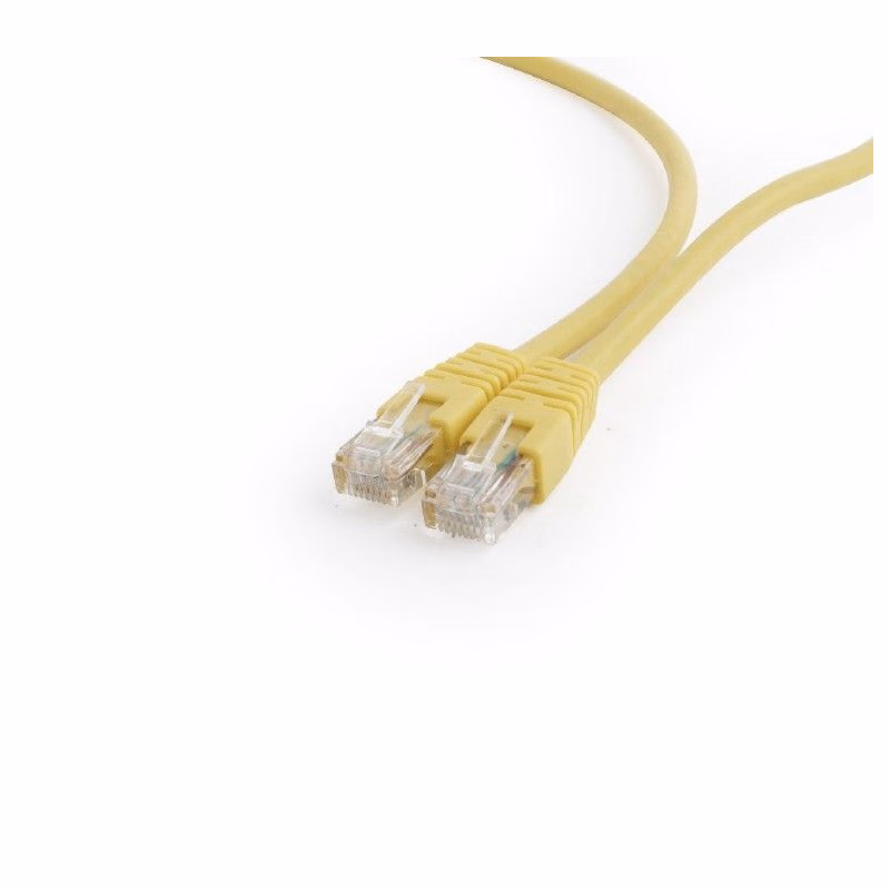 GEMBIRD Eth Patch kábel cat6 UTP, 25cm, žltá