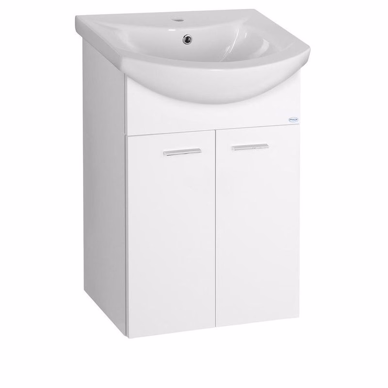 AQUALINE - ZOJA umývadlová skrinka 50,5x74x30cm, biela 51055A
