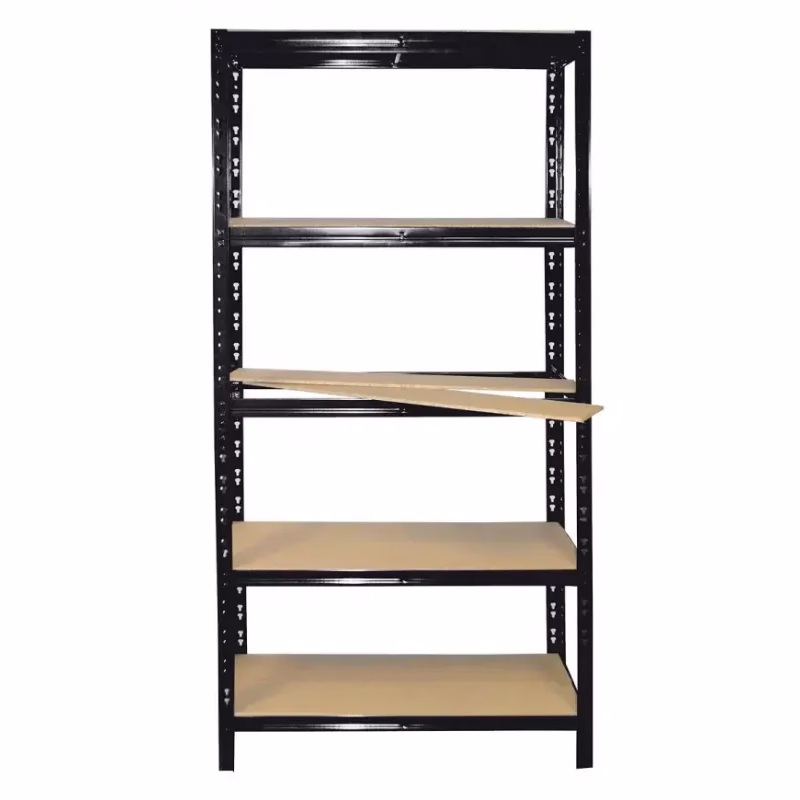 Kovový Regál RNDU čierny 180x90x30cm – 5 políc/175kg
