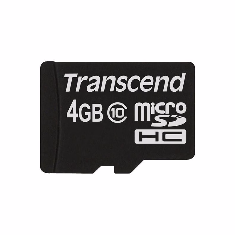 TRANSCEND MicroSDHC karta 4GB Class 10, bez adaptéra