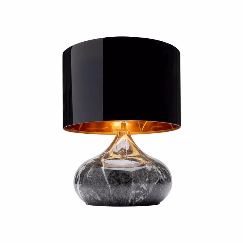 Mamo Deluxe stolová lampa sivá 38 cm