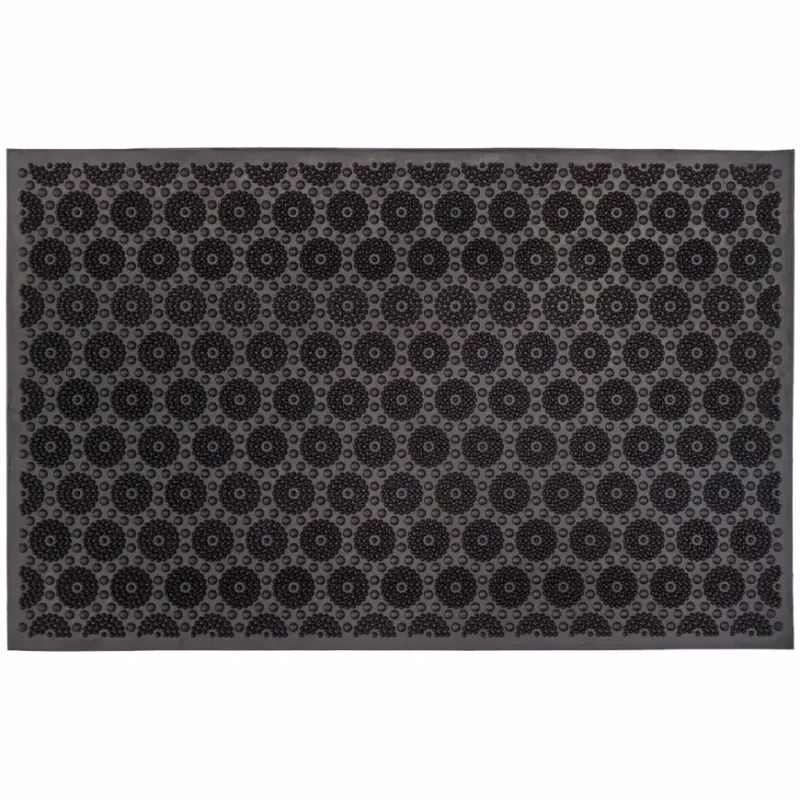 Rohožka  Pin Mat 58x36,5 cm kolieska čierna