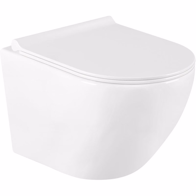 MEXEN/S - Lena Závesná WC misa vrátane sedátka s slow-slim, duroplast, biela 30220500