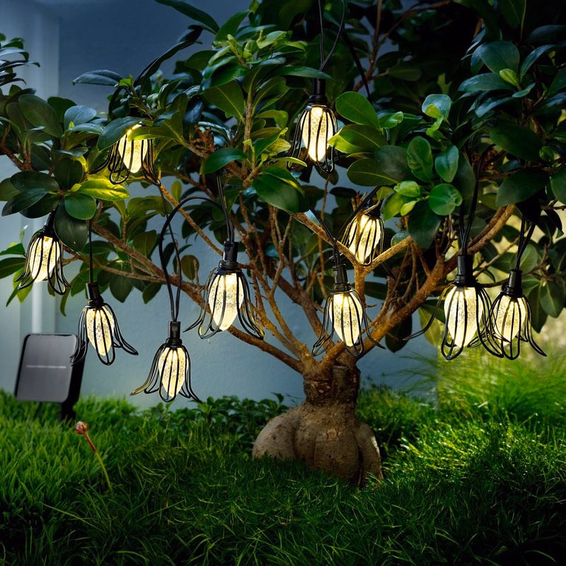 Solárna svetelná reťaz Flora