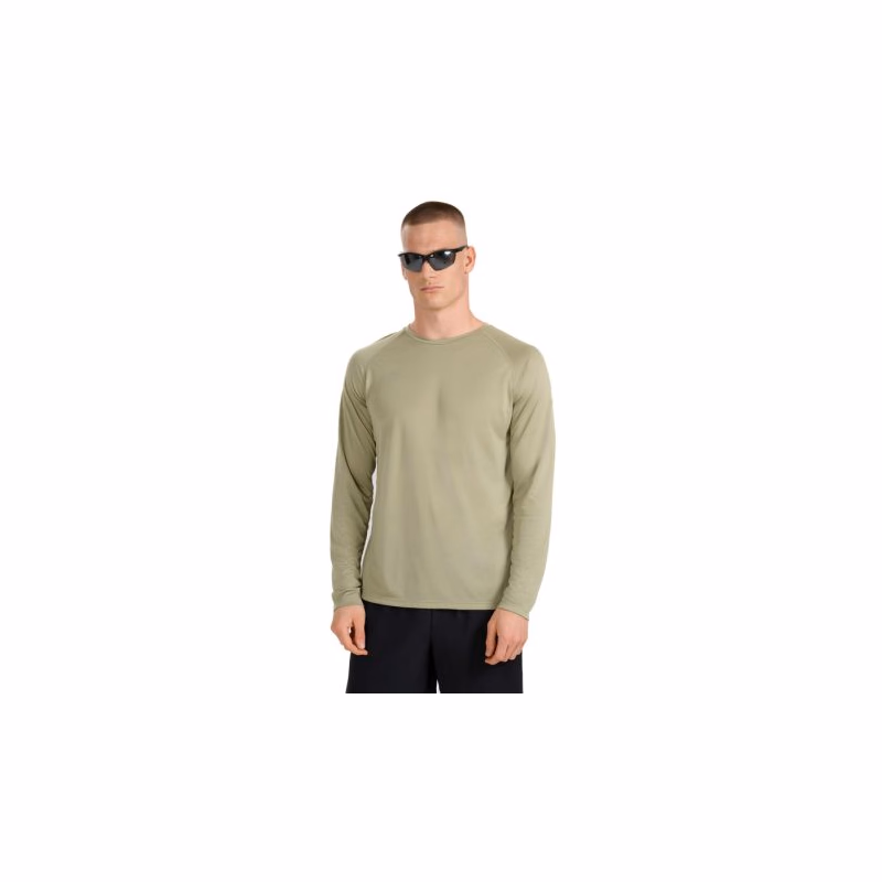 Pánske bežecké tričko s dlhým rukávom 4F LONGSLEEVE FNK M413-WAW25TFLOM413-44S-OLIVE