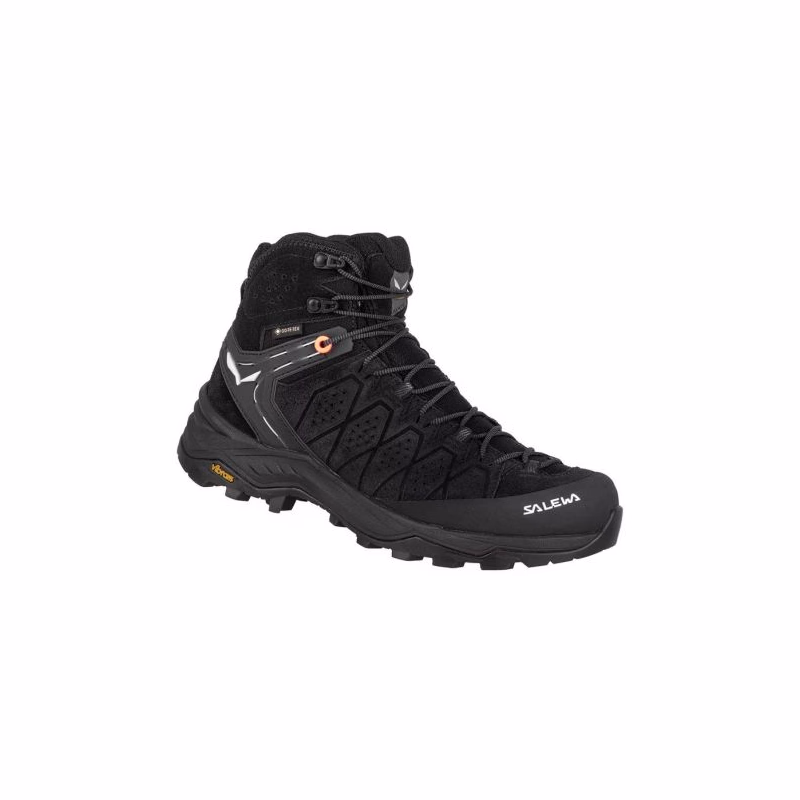 Dámska členková turistická obuv SALEWA Alp Trainer 2 Mid GTX W black black