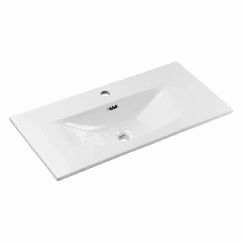ArtCom Keramické umývadlo SKY 3 80 cm | E-8099-3-80 | biely lesk