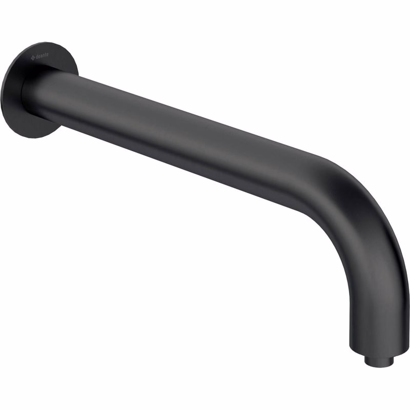 DEANTE - Silia čierna, otočný, laminárny Sprchový výtok, nástenný - 380 mm NQS_N41K