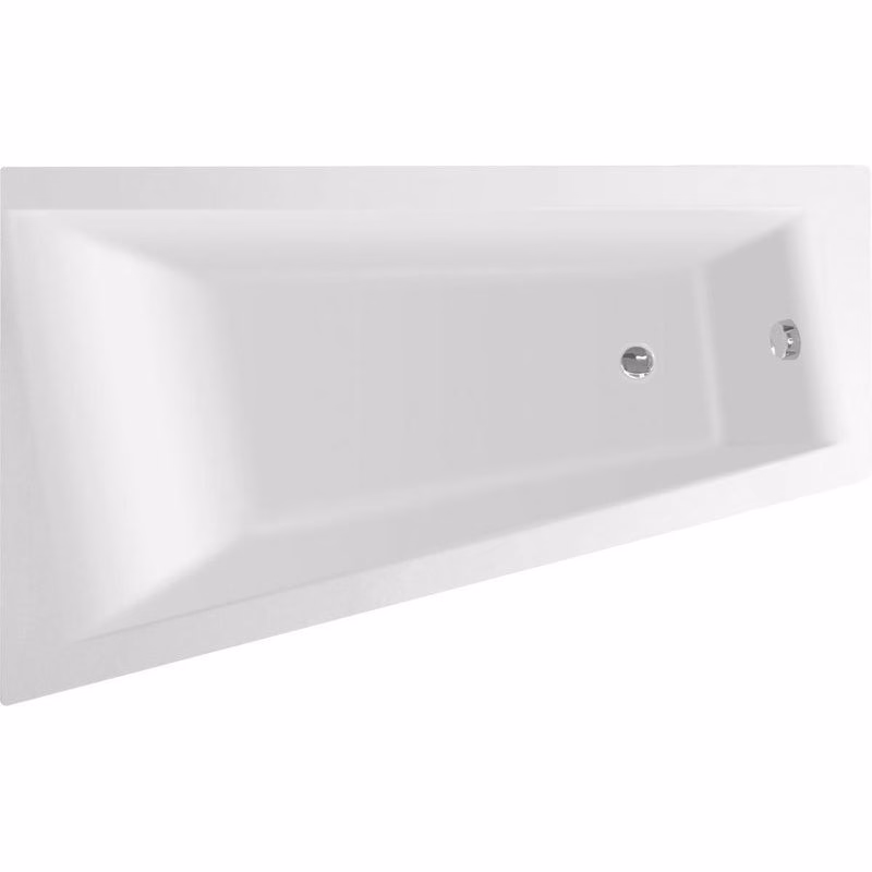 AQUALINE - METUJE vaňa 160x100x42cm, ľavá, biela G2610