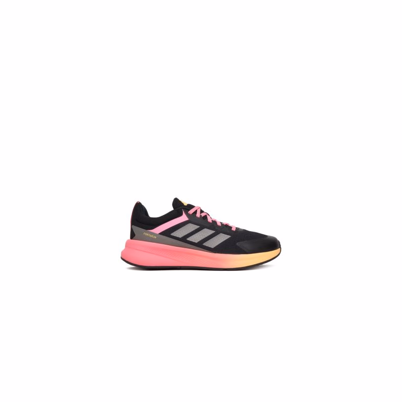 Dievčenská športová obuv (tréningová) ADIDAS FortaRun 4.0 Jr core black iron metallic bliss pink
