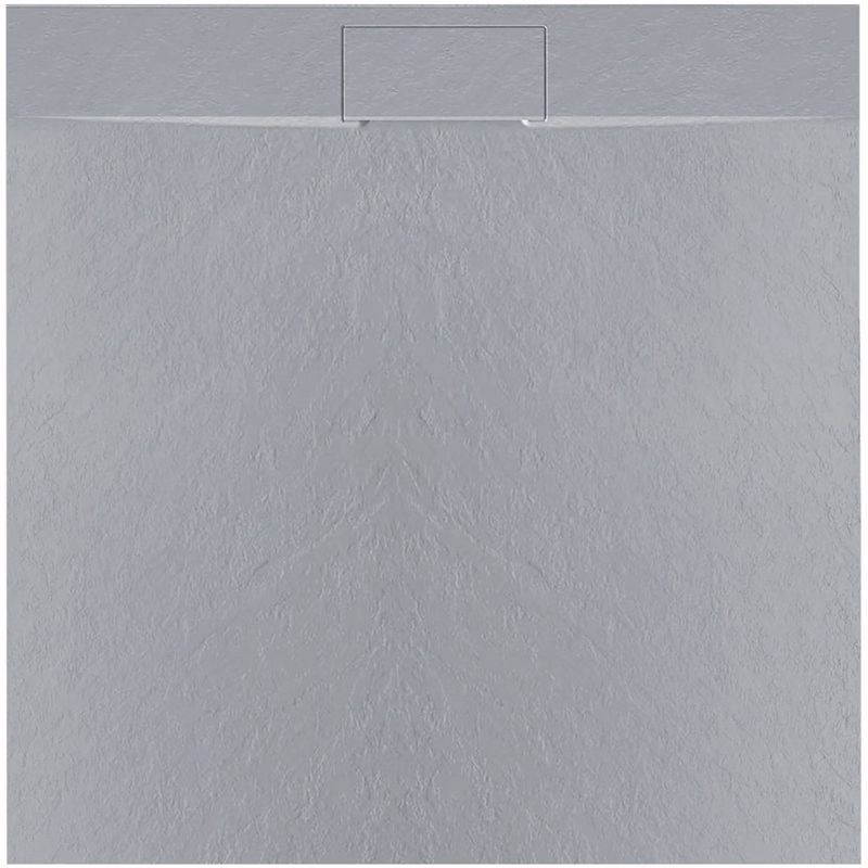 REA - Sprchová vanička Bazalt Grey 90x90 REA-K4105