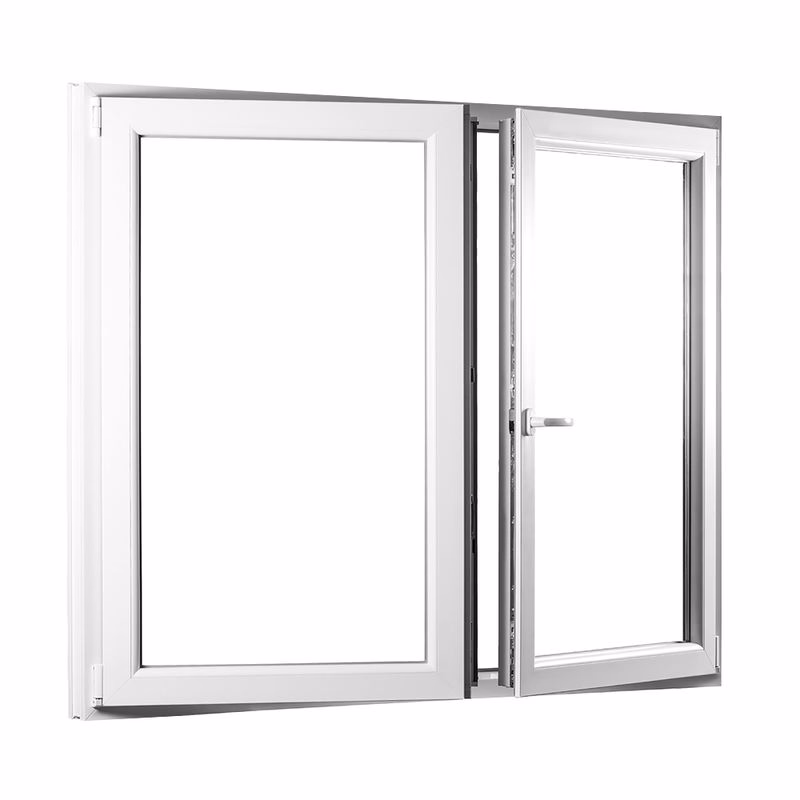 Dvojkrídlové plastové okno so štulpom REHAU Smartline+ - SKLADOVÉ-OKNÁ.sk - 1450 x 1450