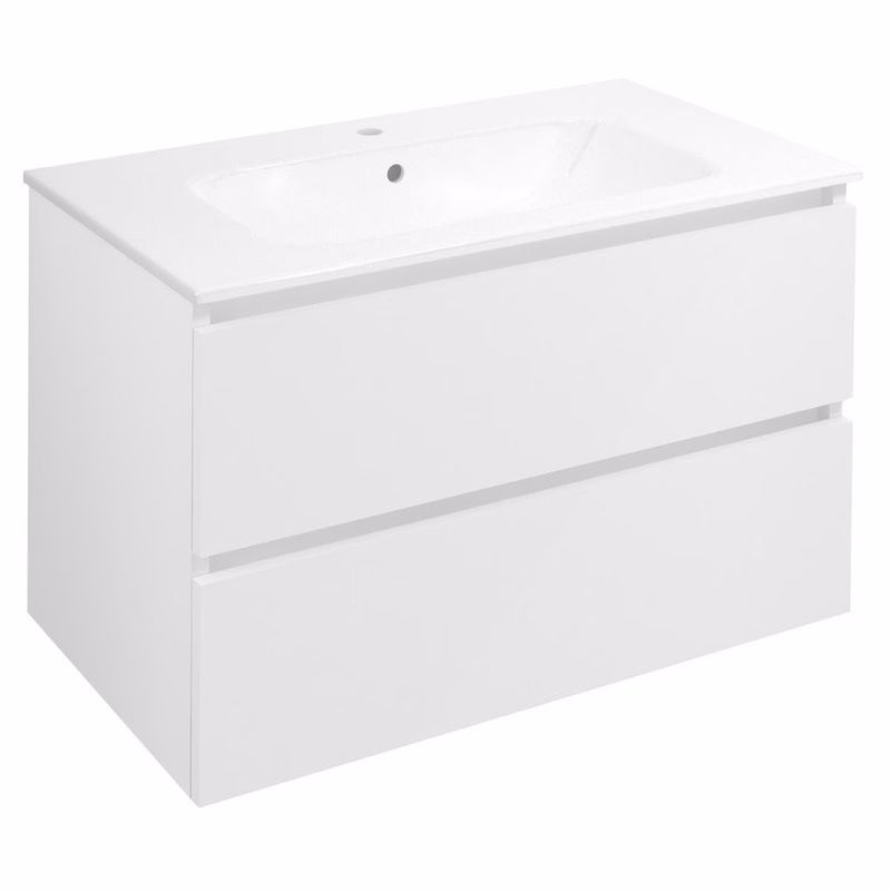SAPHO - EZARA umývadlová skrinka 79,8x52x46cm, biela lesk EZ801-3030
