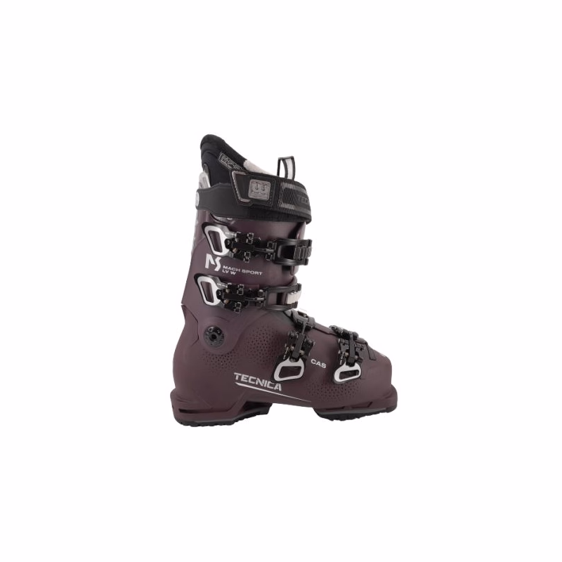 Dámske lyžiarky na zjazdovku - on piste TECNICA Mach sport 95 X LV W GW, wine bordeaux