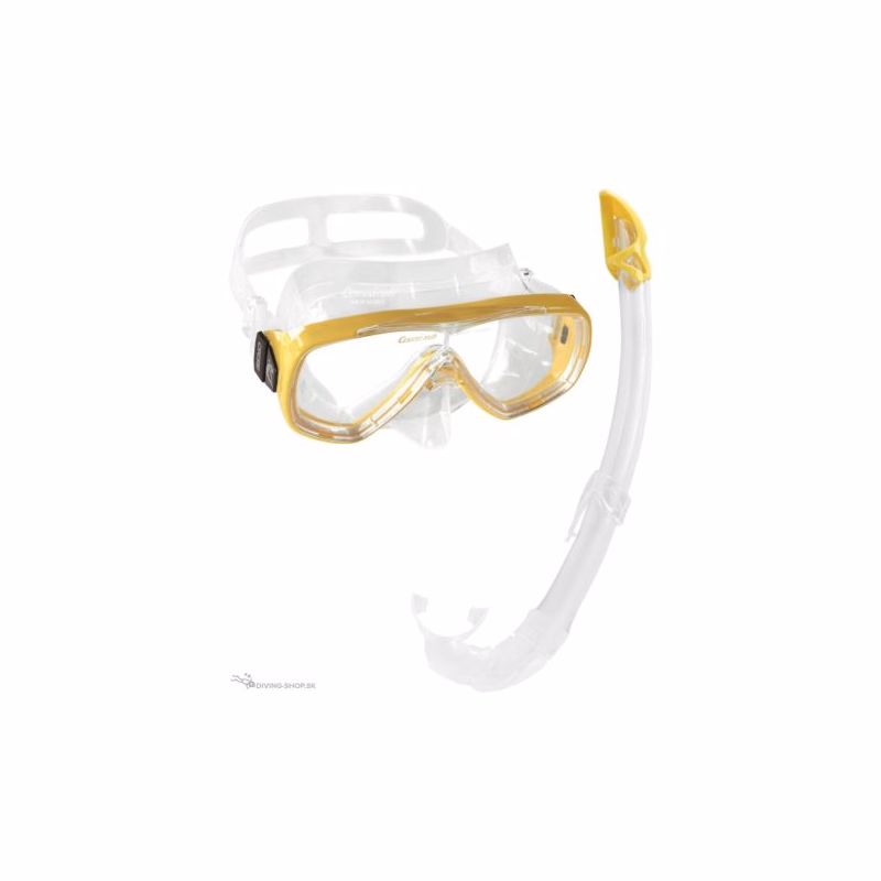 Potápačský šnorchlovací set CRESSI ONDA + MEXICO COMBO CLEAR YELLOW